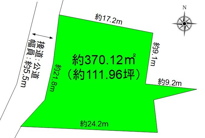 東御市海善寺　土地 間取図・土地図
