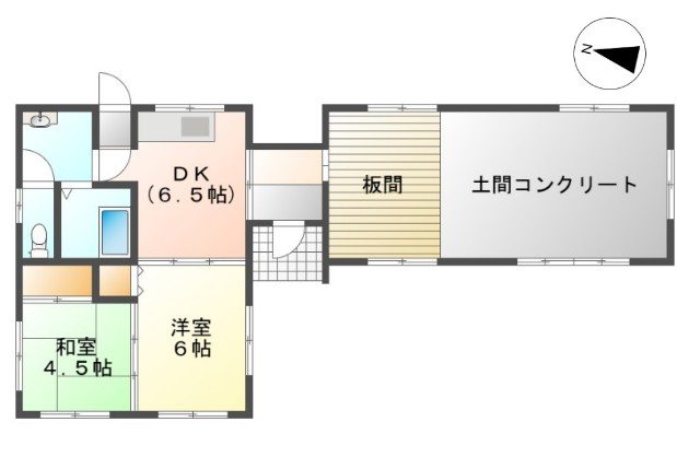 東御市下之城　中古戸建 間取図・土地図