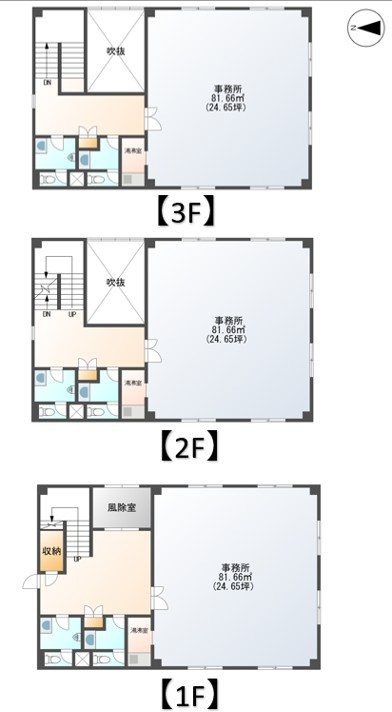 上田市古里　収益物件 間取図・土地図