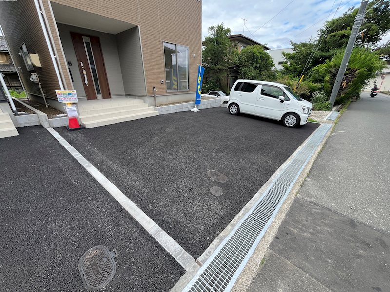 長野県長野市西尾張部 現地写真（駐車場）