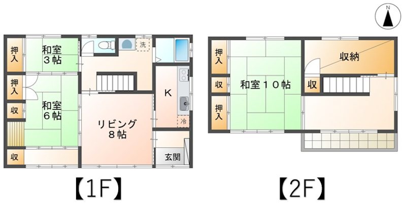 上田市別所温泉　中古戸建 間取図・土地図