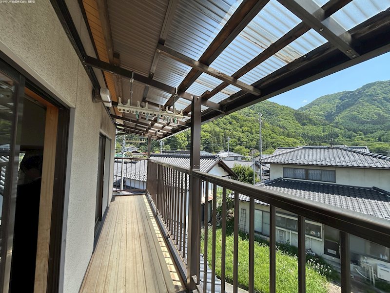 長野県須坂市日滝 現地写真（バルコニー）