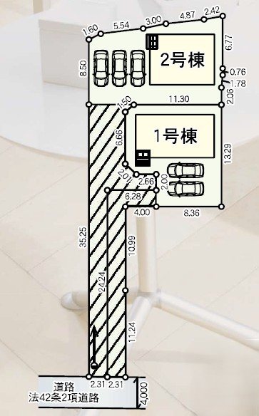 長野県中野市中野 区画図