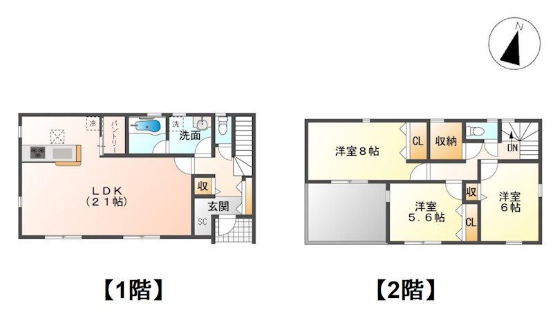 長野県千曲市戸倉 間取図・土地図