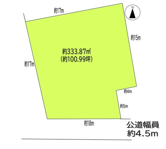 上田市真田町本原　土地 間取図・土地図