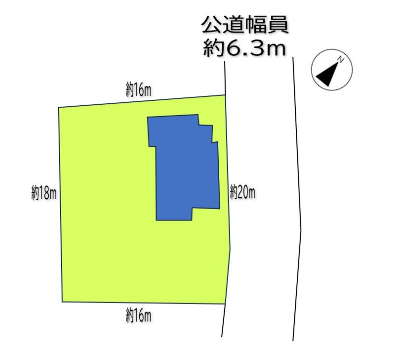 東御市滋野　中古戸建 間取図・土地図