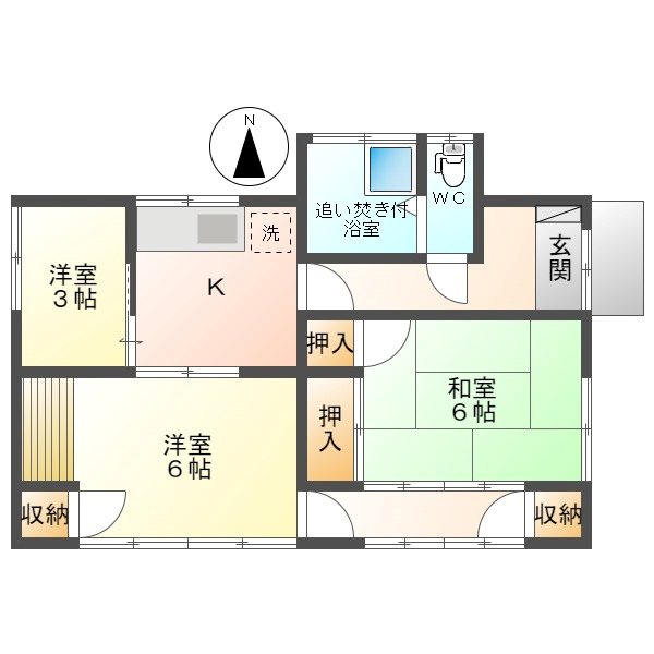 小諸市加増　中古戸建 間取図・土地図