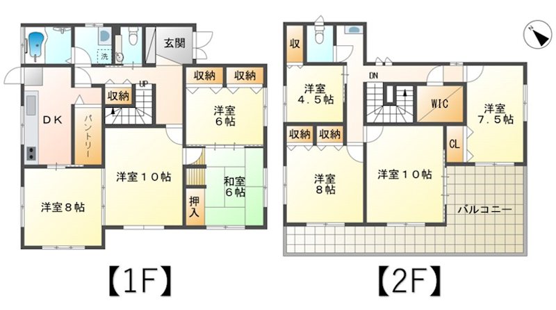 東御市和　中古戸建 間取図・土地図
