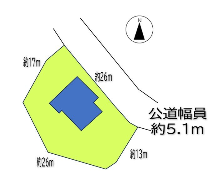東御市和　中古戸建 間取図・土地図