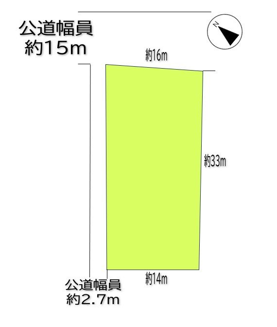上田市中央1丁目　土地 間取図・土地図