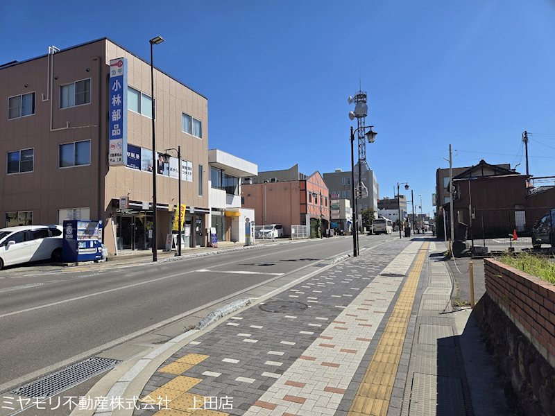 上田市中央1丁目　土地 現地写真（前面道路含む現地写真）