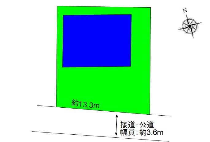 坂城町上平　中古戸建 間取図・土地図