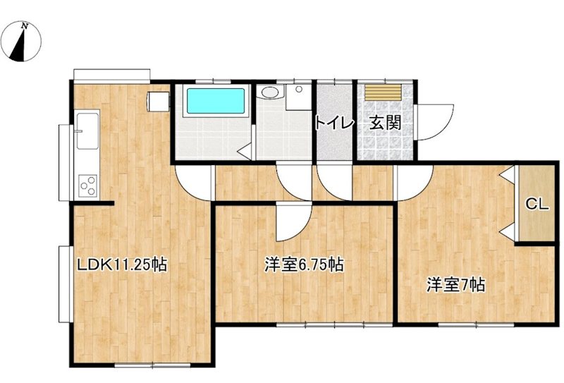 上田市上田原　中古戸建 間取図・土地図