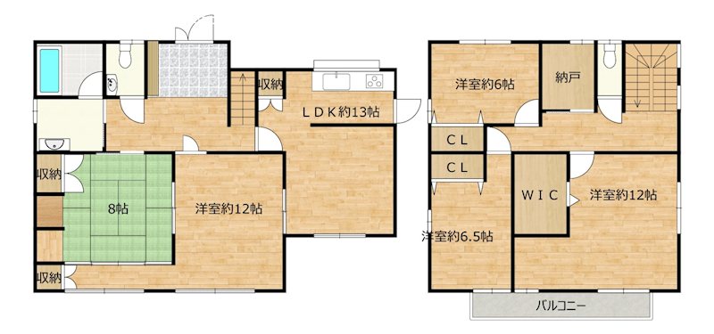 長野県長野市安茂里伊勢宮1795-2 間取図・土地図