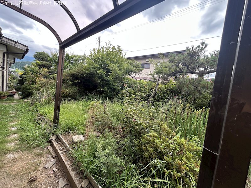 長野県中野市新保 現地写真（庭）