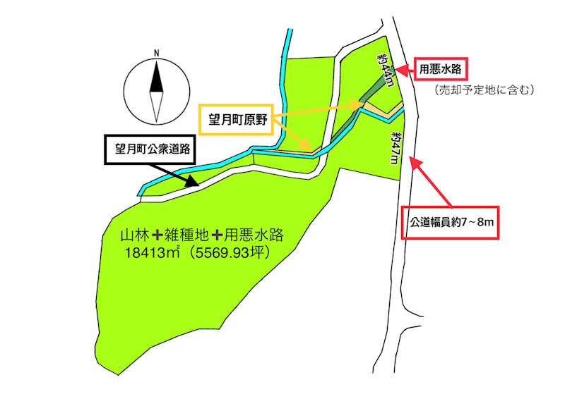 佐久市協和　土地 間取図・土地図