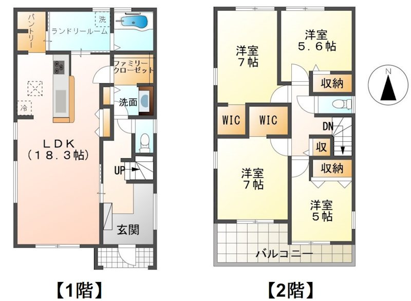 長野県長野市川中島町上氷鉋 間取図・土地図