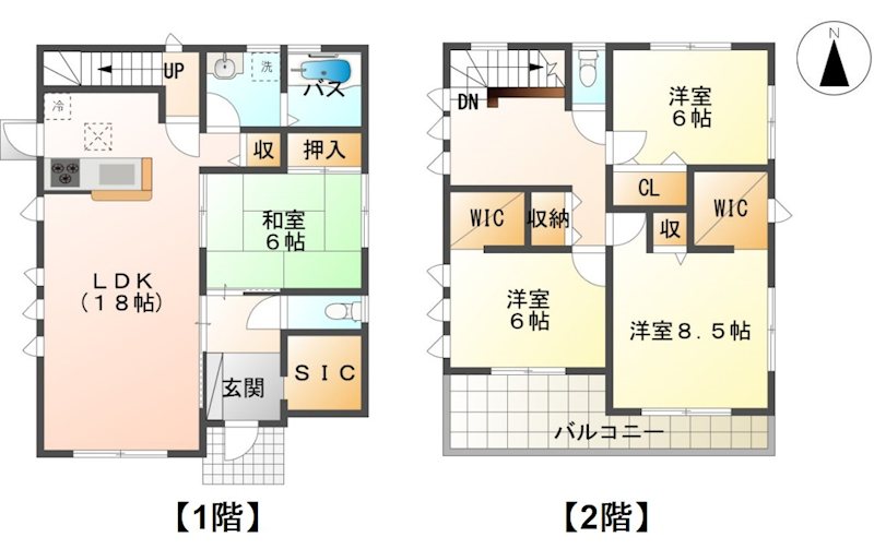 長野県長野市川中島町上氷鉋 間取図・土地図