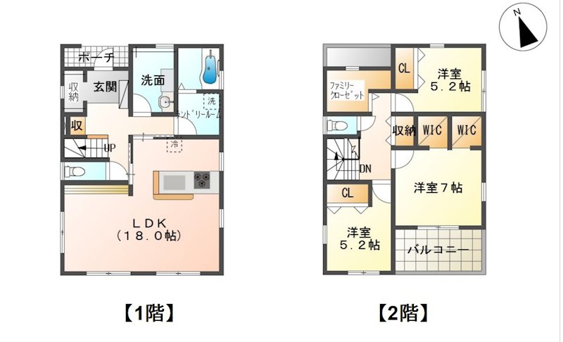 長野県長野市青木島町大塚 間取図・土地図