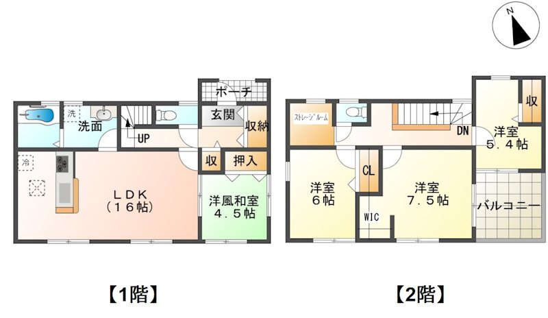 長野県長野市青木島町大塚 間取図・土地図