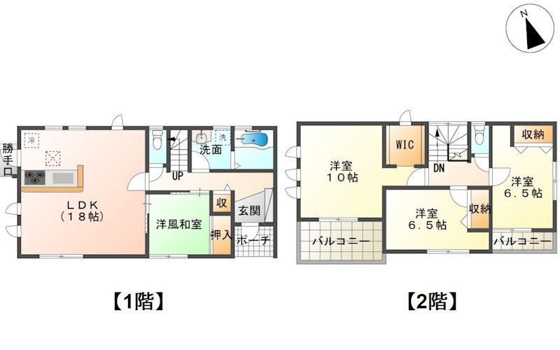 長野県長野市青木島町大塚 間取図・土地図