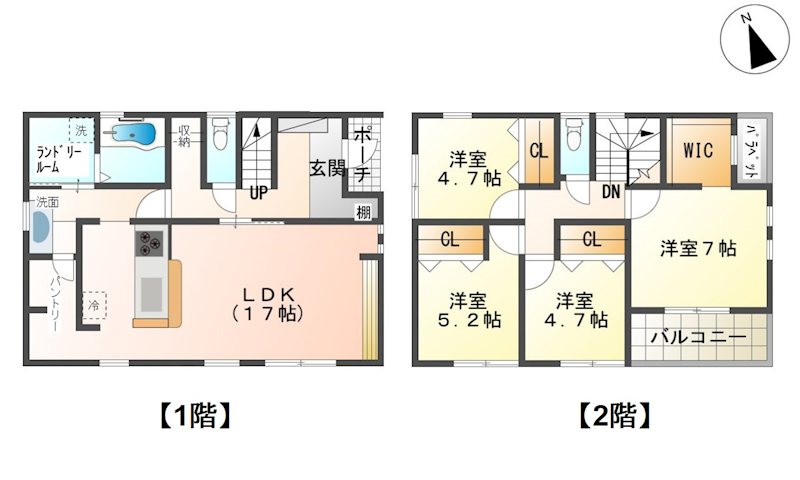長野県長野市青木島町大塚 間取図・土地図