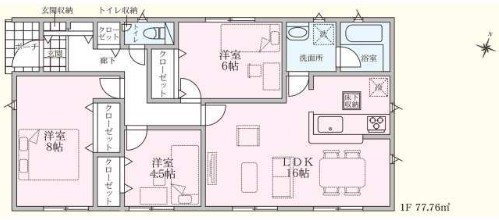 長野県千曲市戸倉 間取図・土地図