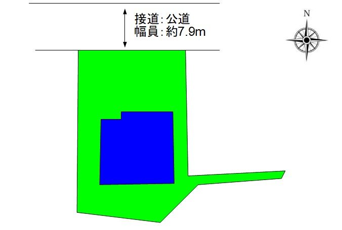 上田市住吉　新築戸建 間取図・土地図