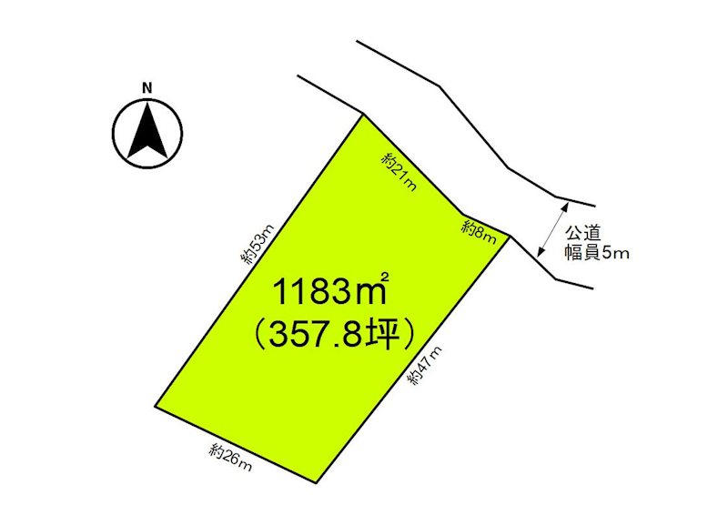 佐久市内山　土地 間取図・土地図