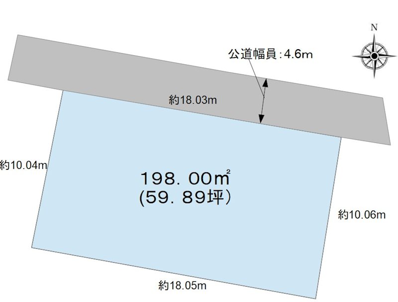 長野県須坂市福島119-5 間取図・土地図