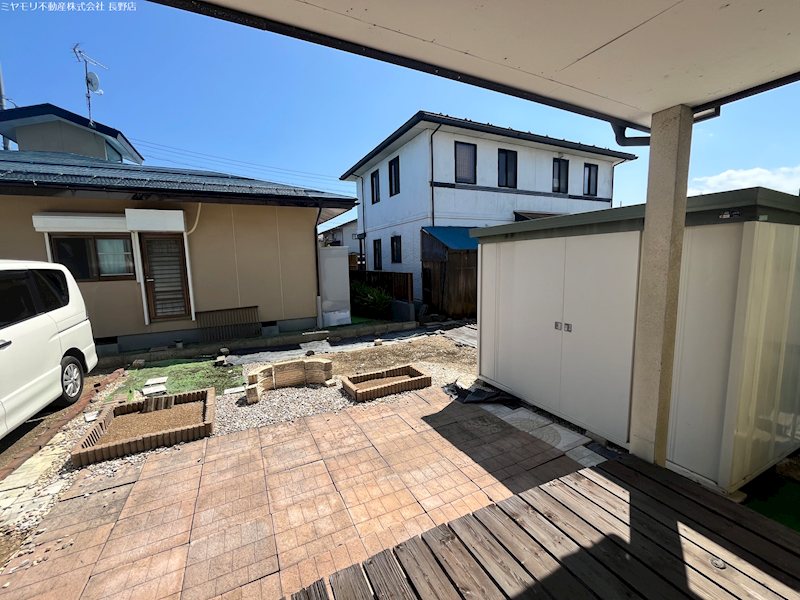 長野県中野市七瀬 現地写真（庭）
