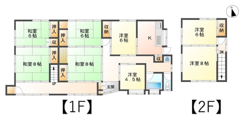 上田市藤原田　中古戸建 間取図・土地図