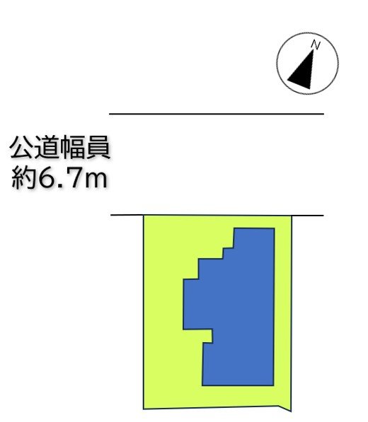 上田市手塚　中古戸建 間取図・土地図