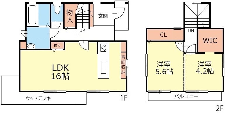松本市寿北　中古戸建 間取図・土地図