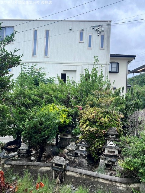 長野県長野市信州新町里穂刈 現地写真（庭）