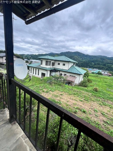 長野県長野市信州新町里穂刈 眺望写真