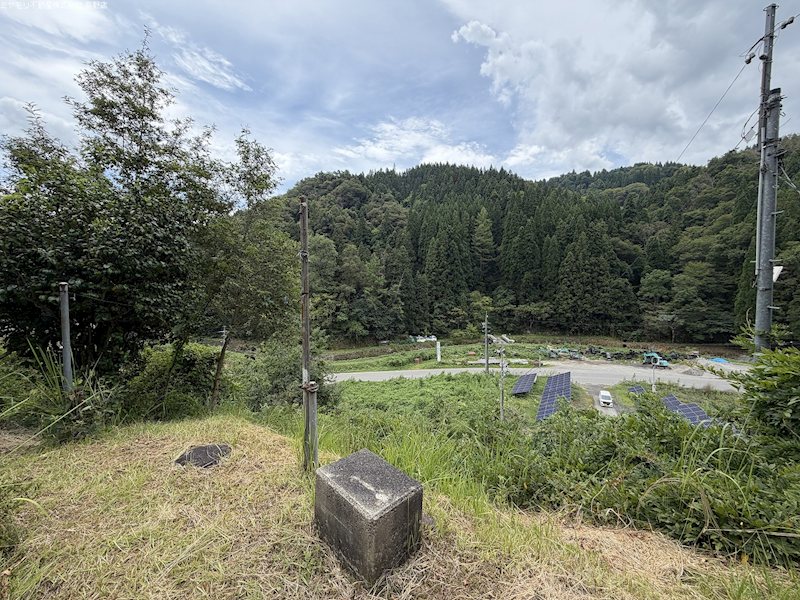 【商談中】長野市信州新町山上条　中古戸建 眺望写真