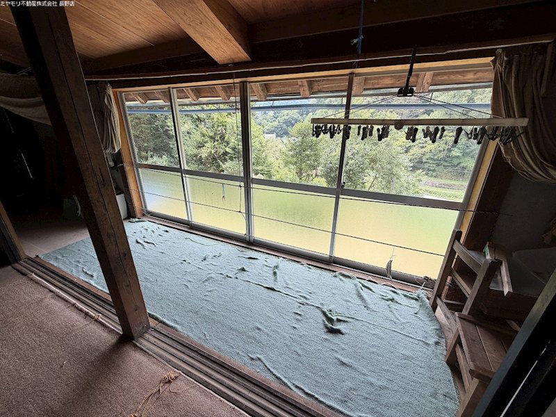 【商談中】長野市信州新町山上条　中古戸建 眺望写真