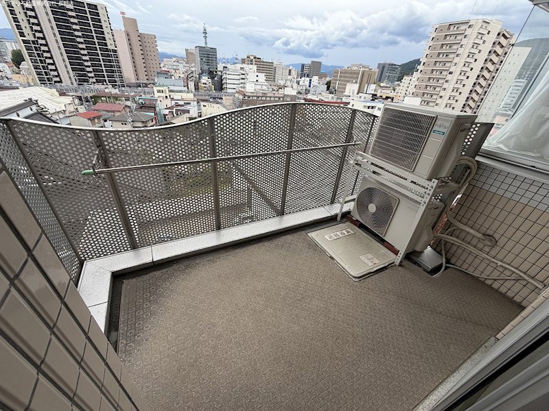 長野県長野市鶴賀権堂町 現地写真（バルコニー）
