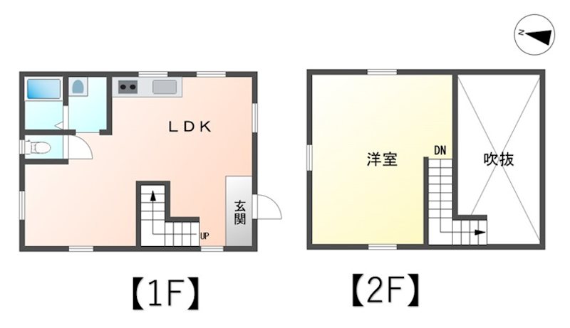 青木村沓掛　中古戸建 間取図・土地図