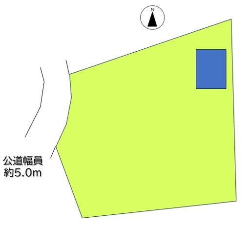 青木村沓掛　中古戸建 間取図・土地図