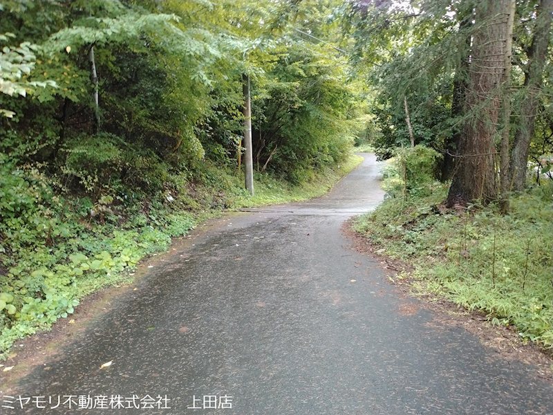 青木村沓掛　中古戸建 現地写真（前面道路含む現地写真）