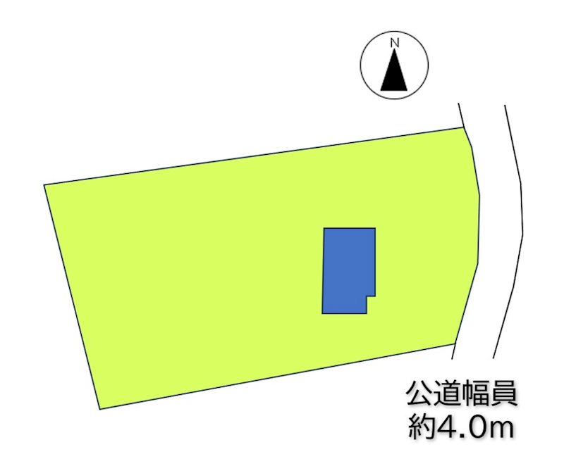 青木村沓掛　中古戸建 間取図・土地図