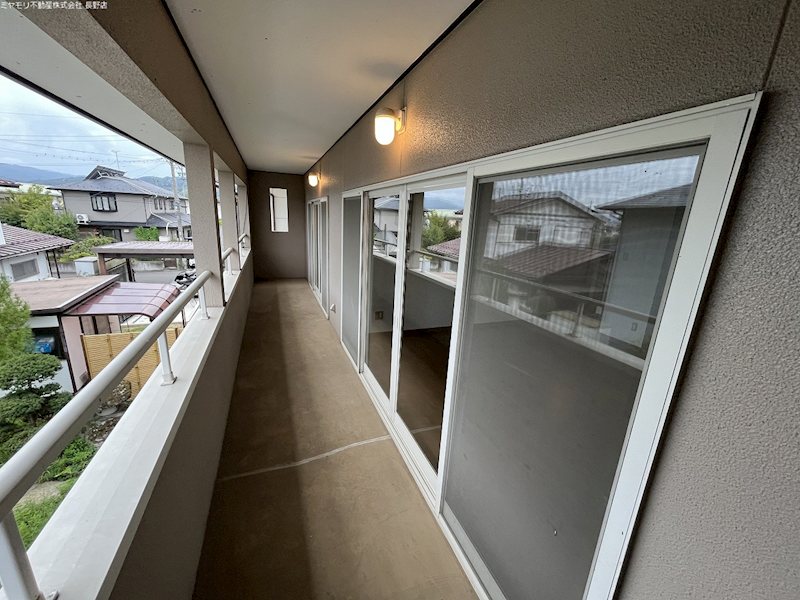 長野県長野市川中島町今里 現地写真（バルコニー）