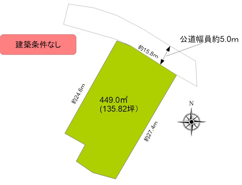 長野県上高井郡高山村高井 間取図・土地図
