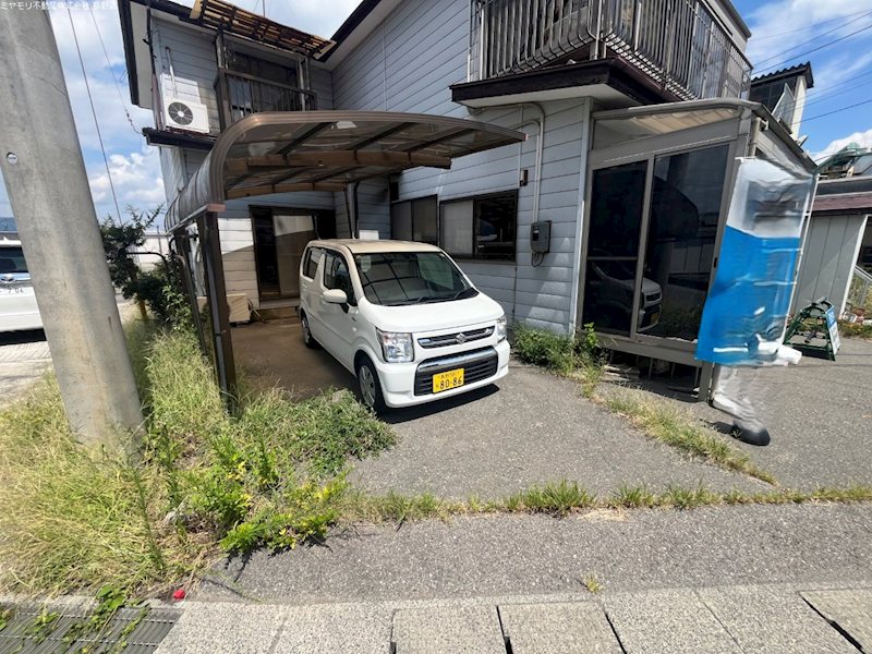長野県長野市大豆島 現地写真（駐車場）