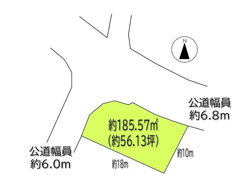 東御市海善寺　土地 間取図・土地図