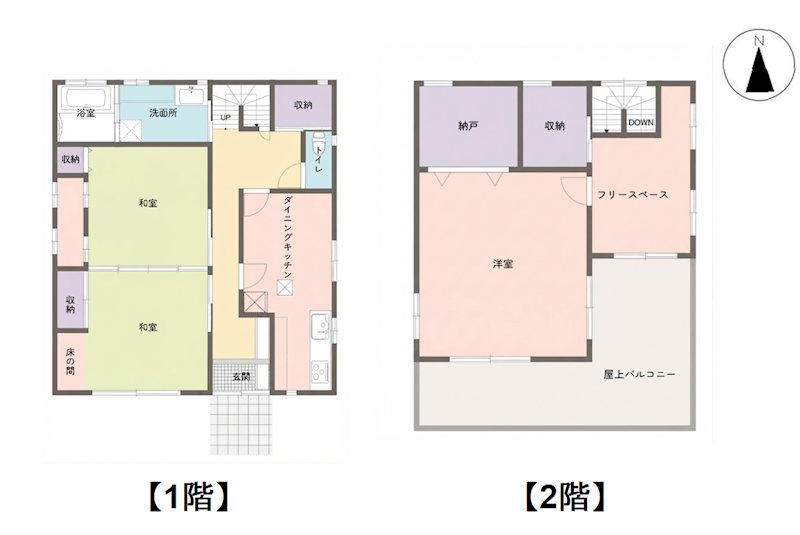 長野県長野市若槻東条 間取図・土地図