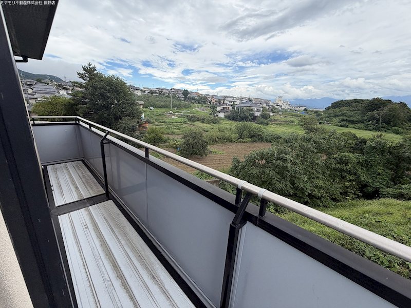 長野県長野市若槻東条 現地写真（バルコニー）