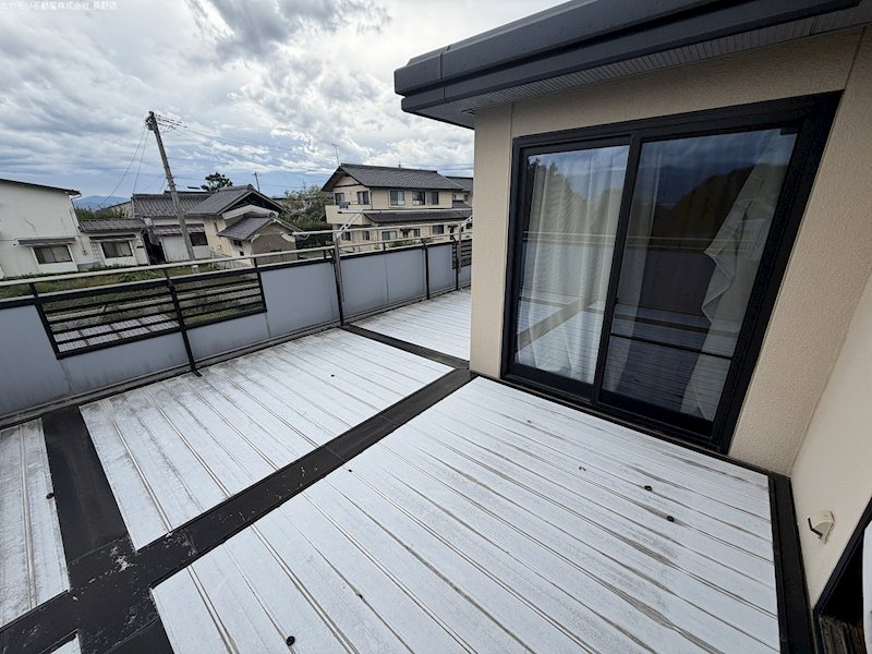 長野県長野市若槻東条 現地写真（バルコニー）